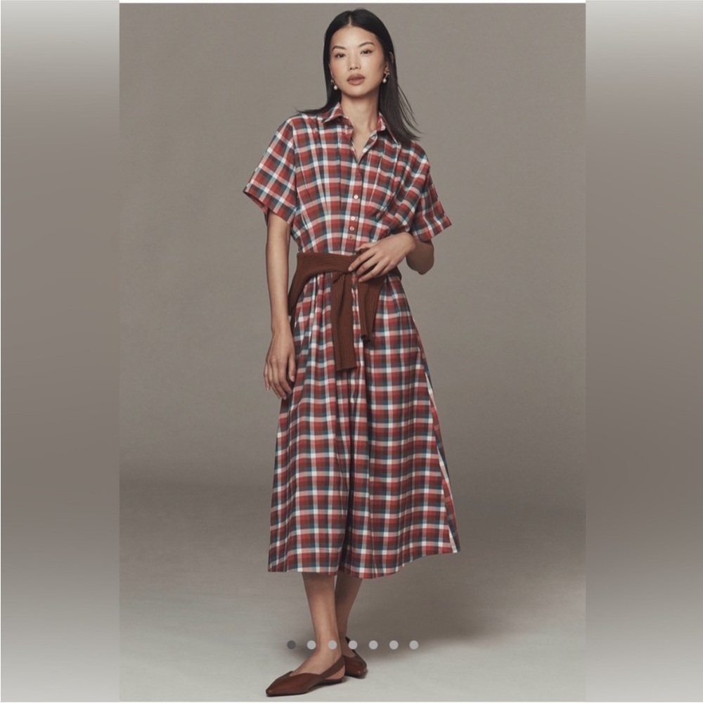 Anthropologie Exquise Tobie shirt dress XS NWT - Picture 3 of 7